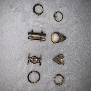 Gold ring lot